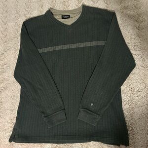 Van Heusen V-Neck Men's Sweater in Charcoal